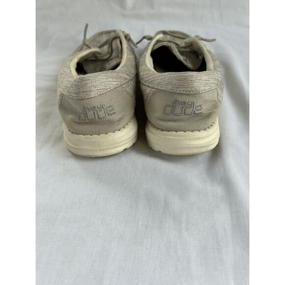Women's Hey Dudes in Linen Gray, Size 8, Slip-on, Casual, comfortable, - Picture 2 of 7
